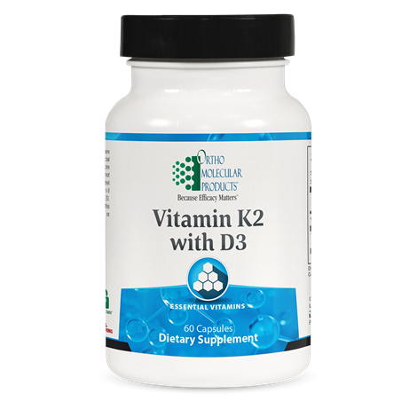 OrthoMolecular Vitamin K2 with D3 60 capsules