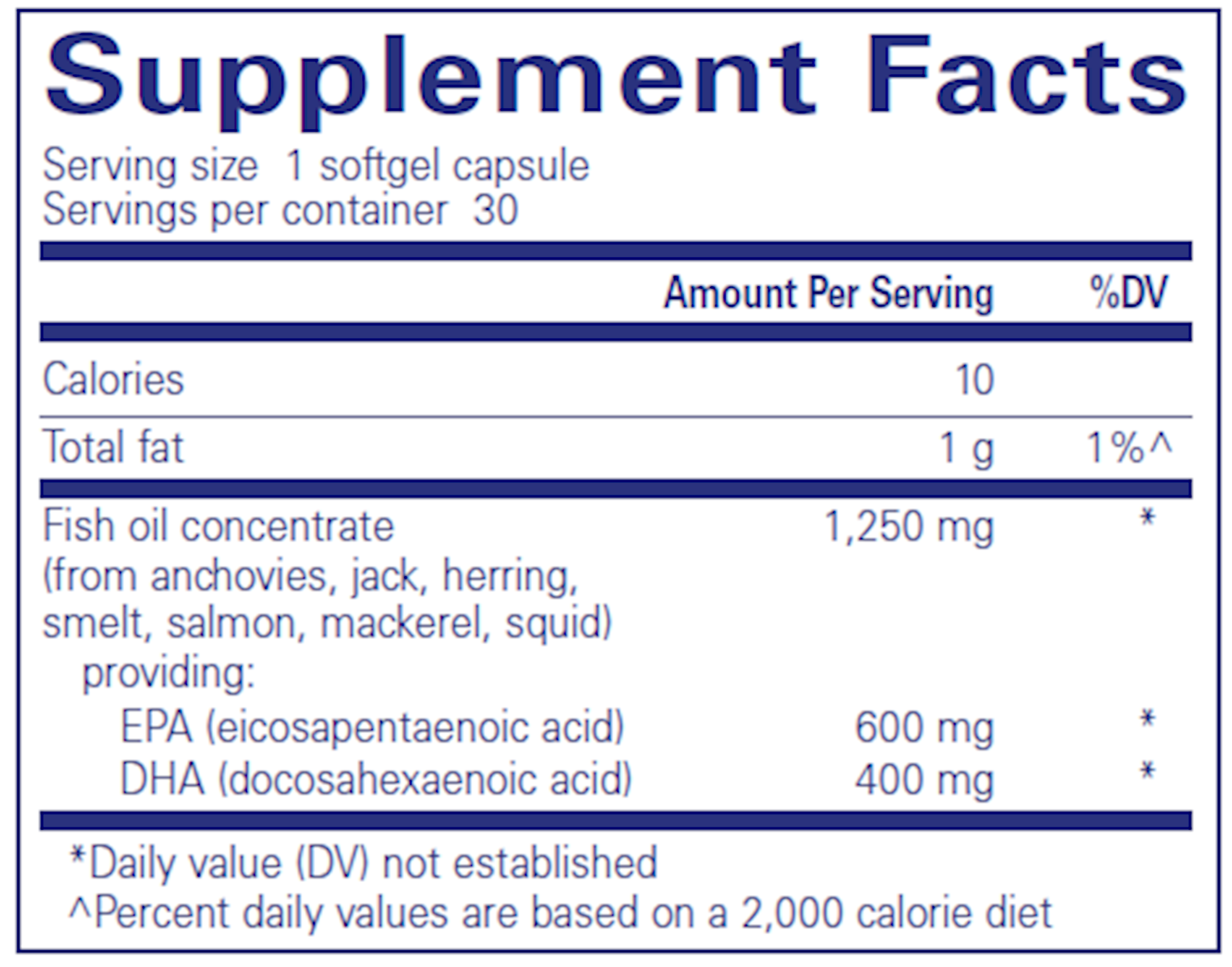 Pure Encapsulations O.N.E. Omega 30 capsules