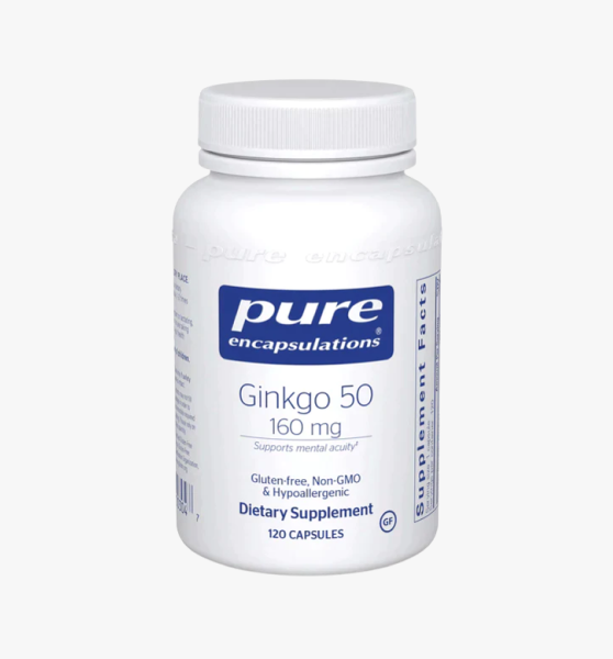 Pure Encapsulations Gingko 50 160mg 120 capsules