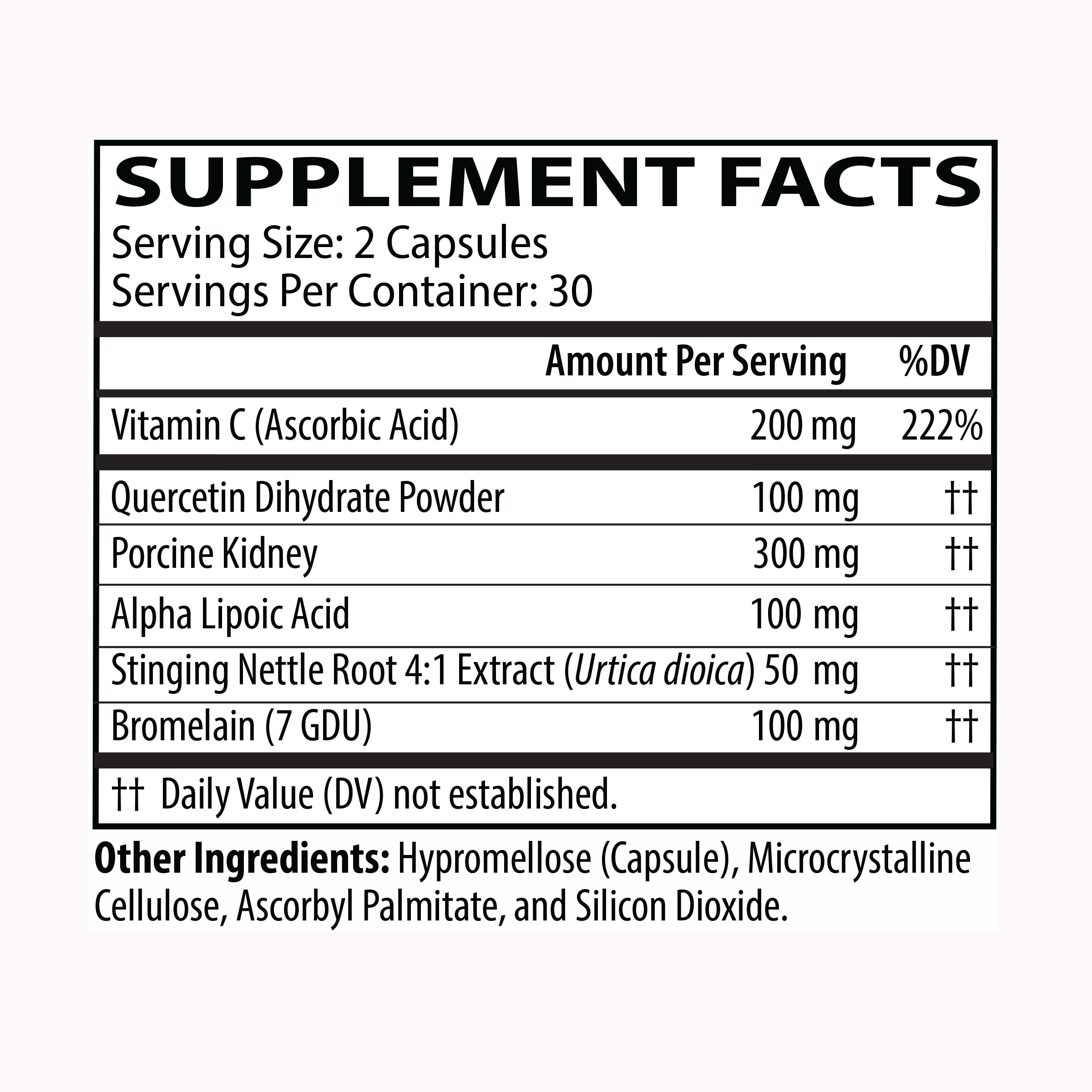 NBX Wellness Gut Histamine Blocker 60 capsules
