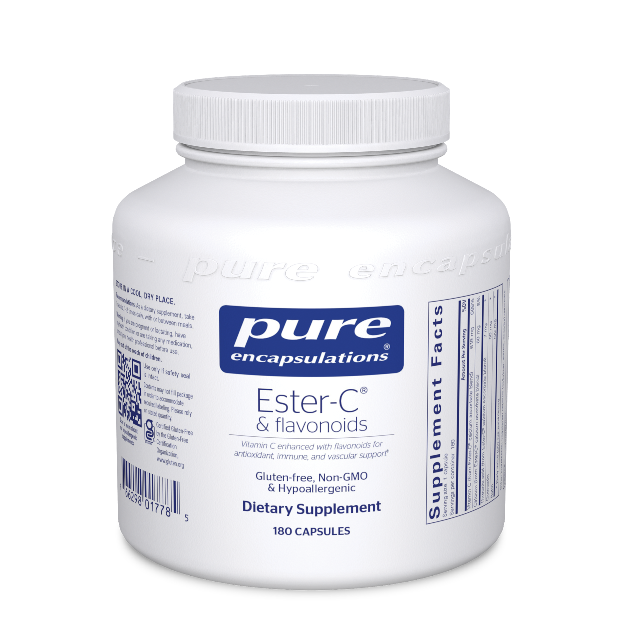 Pure Encapsulations Ester-C® & flavonoids 180 capsules